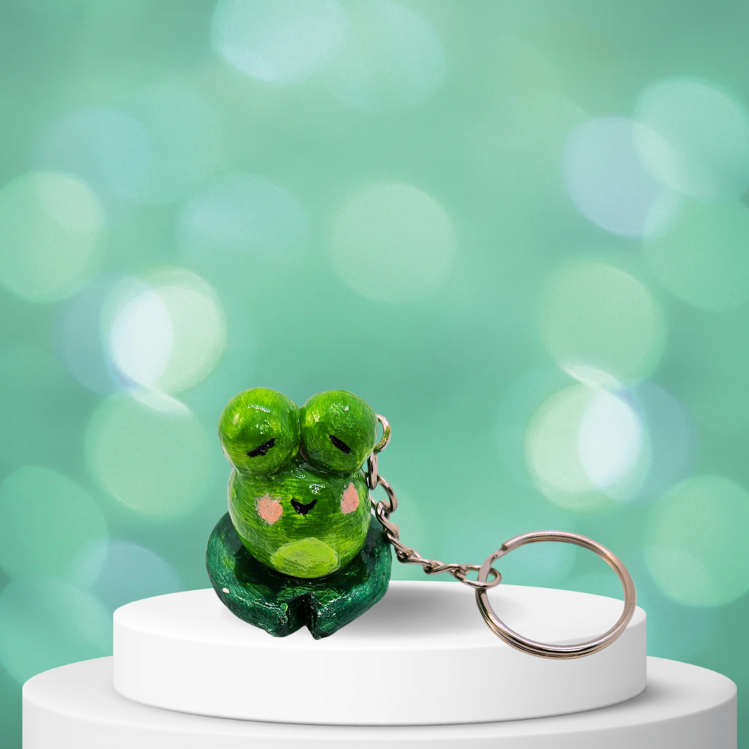 Lazy Frog Key Chain